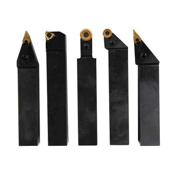 Optimum Drehmeißel-Satz, Erweiterungssatz Drehmeissel 5-teilig 25 mm in Alu Box, 3441623