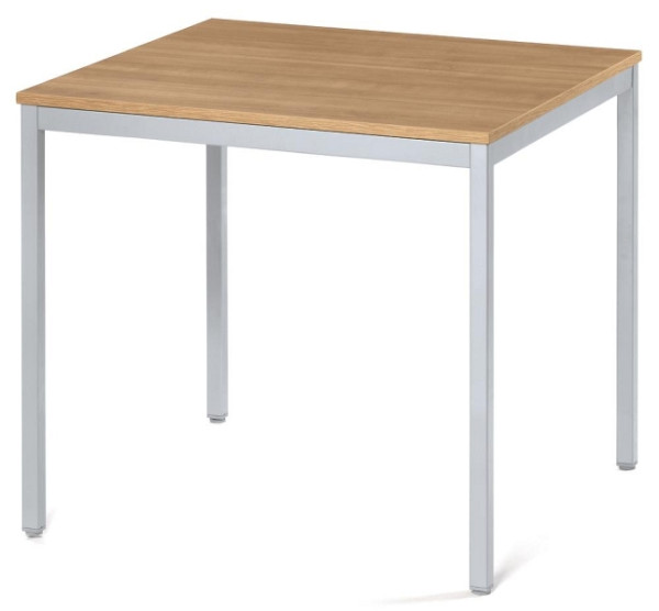Deskin Konferenztisch MODUL, Nussdekor, 800 x 800 x 728 mm, 332100