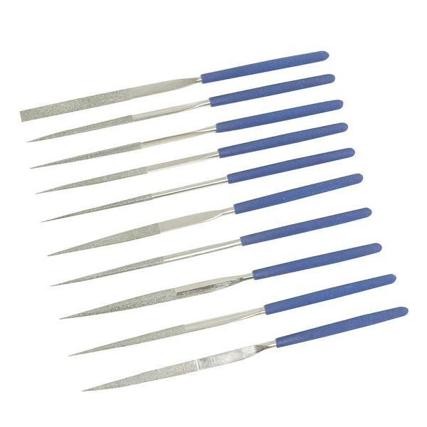 Silverline Diamant-Nadelfeilen,10-tlg. Satz, 10-tlg. Satz, 633509