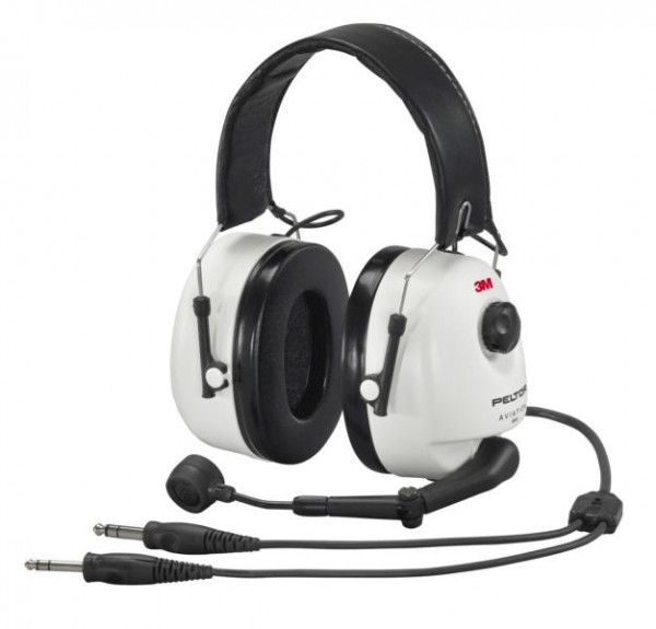 3M PELTOR Aviation 8003 Headset, 31 dB, Dynamisches Mikrofon, Weiß, Faltbar, Kopfbügel, MT52H79F-04-VI, 7000108070