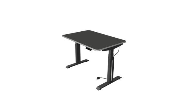 Kerkmann Sitz-/Stehtisch Move Professional, B 1200 x T 800 mm, elektrisch höhenverstellbar von 640-1290 mm, anthrazit, 10070413