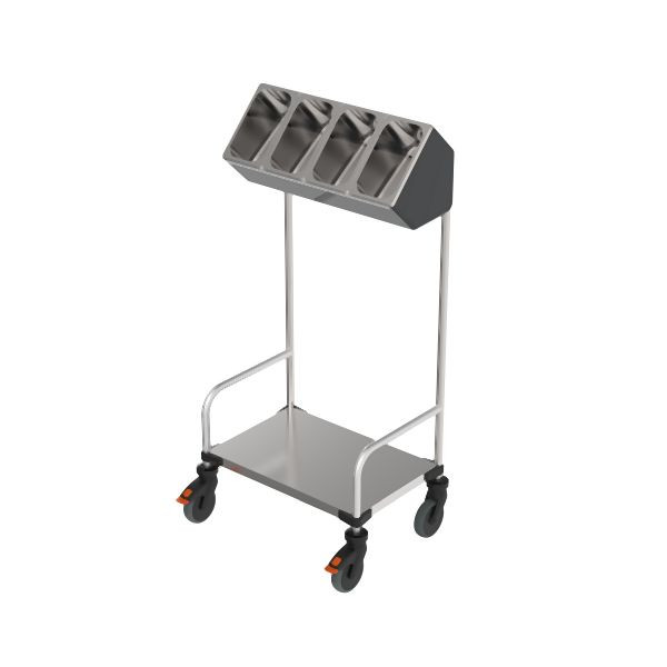 Rieber Tablett- und Besteckwagen 1-teilig, stabil, 79010202