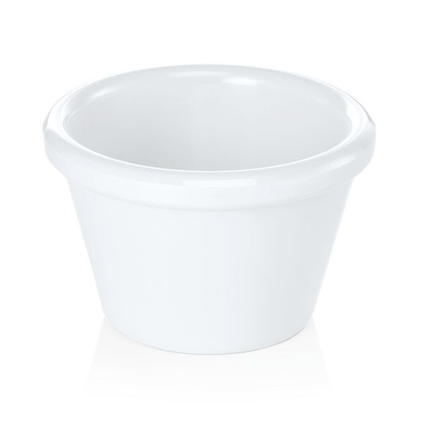WAS Dipschale, glatter Rand, 0,040 Liter, Durchmesser 6 cm, Melamin, VE: 12 Stück, 9517060