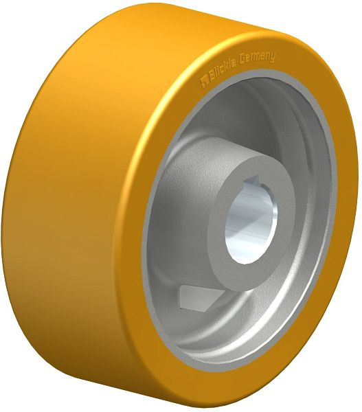 Blickle GTHN 127/25H7 Rad aus Blickle Extrathane®, Hellbraun, 459768