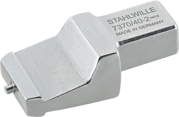 STAHLWILLE Einsteckadapter Nr.7370/40-2 Werkzeugaufnahme Schwalbenschwanz Außen-4kant 14x18 mm, 58290042