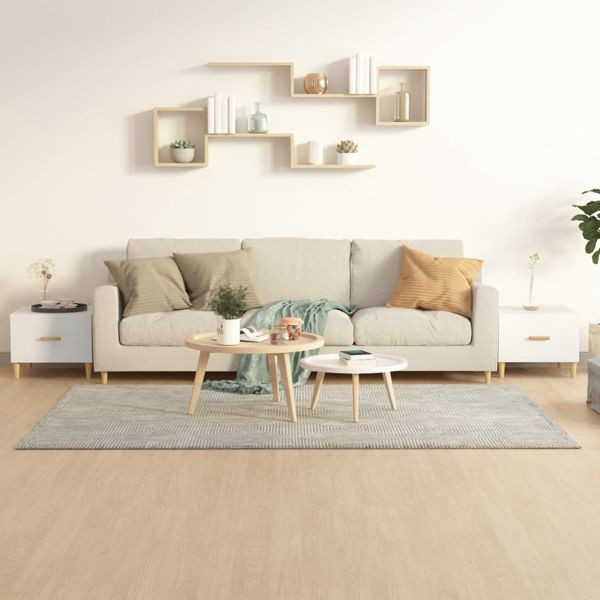 vidaXL Couchtische 2 Stk. Weiß 50x50x40 cm Holzwerkstoff, 812709