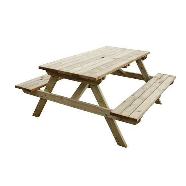 Rowlinson Picknickbank aus Holz für bis zu 6 Personen, CG095