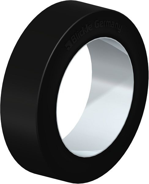 Blickle BEV 300x90/203-ZST Bandage / Reifen aus Elastik-Vollgummi, Schwarz, 252817