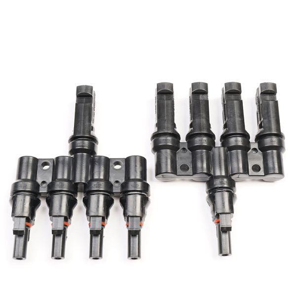 WATTSTUNDE MC4.4 Stecker Set, zur Parallelverschaltung von 4 Solarmodulen, 902-1009