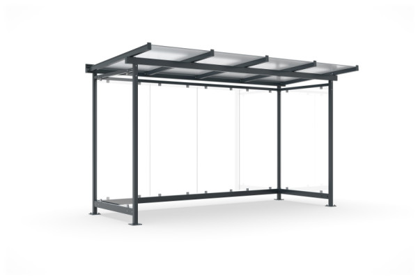 WSM Überdachung Dresden D4 a/a als Bausatz (OKF +/- 0), 102100412