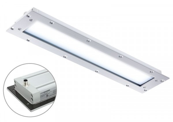 LED2WORK Maschinenleuchte FIELDLED II Einbau, 300x96x30mm, 5200-5700K, 20W, 24V DC, 113010-11