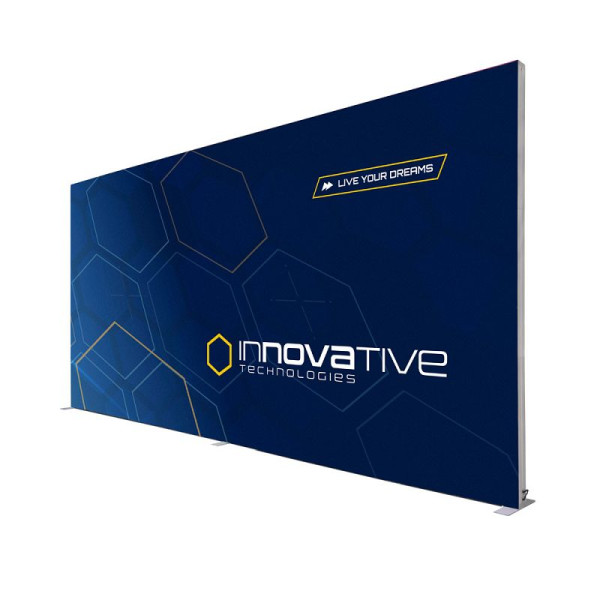 Showdown Displays Brightbox Pro Flex Wand 600 x 250 cm Doppelseitig, BBOXPFD600-250