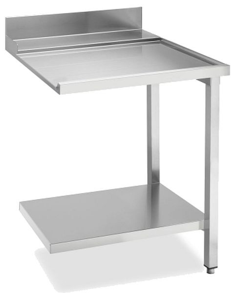 KBS Ablauftisch Breite 70cm mit Grundboden, Anbau rechts, 20390103