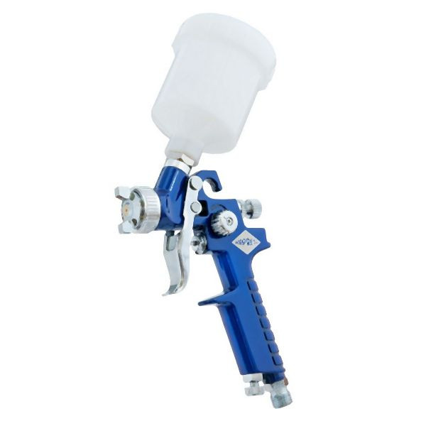 Airpress Mini Lackierpistole HVLP 2 bar 1.2 mm Düse 125 ml Fließbecher, 45102-1.2