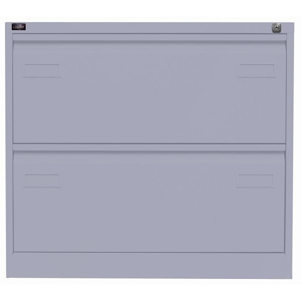 Bisley LIGHT Hängeregistraturschrank LIGHT, doppelbahnig, 2 HR-Schubladen, 656 lilac, CDF2656