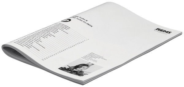 REMS Betriebsanleitung REMS Turbo, 849615 R, 4039976081528