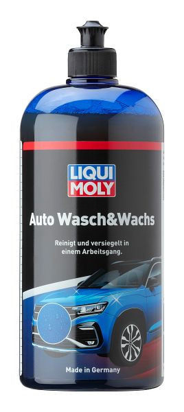 LIQUI MOLY Auto Wasch&Wachs, Flasche Kunststoff, VE: 1 Liter, 1542