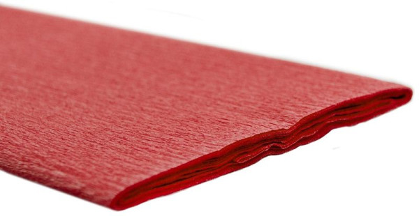 Werola Feinkrepppapier - 50 x 250 cm, erdbeerrot, VE: 2,5 m, 12061132