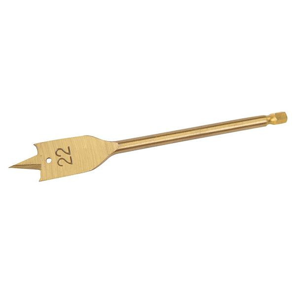 Silverline Titanbeschichteter Flachfräsbohrer, 22 mm, 743913