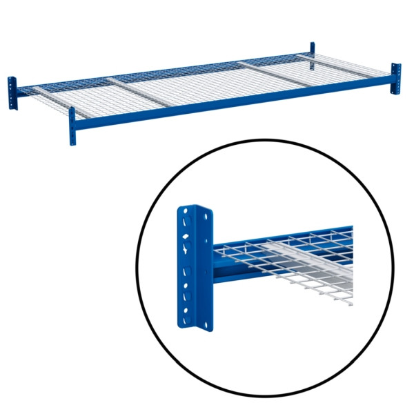 BITO Fachebene PRO Set 1350x1100, 67L Gittersegment, RAL5010, 55778