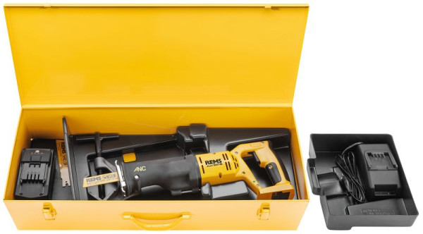 REMS Akku-Rohr-Säbelsäge mit Vario-Elektronik Tiger 22V VE Set, 560053 R220