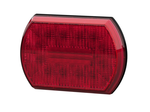HELLA Heckleuchte, Shapeline Tech, LED, 24/12V, Anbau/geschraubt, Lichtscheibenfarbe: rot, Stecker: AMP, rechts/links, 2SB 013 341-001