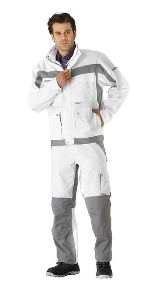 Planam Plaline Bundjacke, reinweiß/zink, Größe 110, 2503110