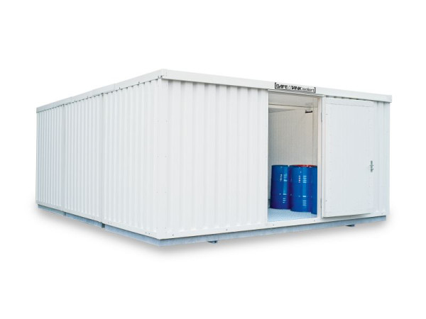 SÄBU SAFE Tank Kombination STKI 5000, isoliert, vormontiert, Kunststoffbeschichtet RAL 9002, 5.080 x 6.520 x 2.520 mm, F8850860101-F911