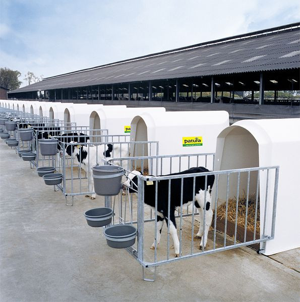Patura Nuckeleimer-Montagesatz modular 5/2 für Kälberhütte Superstar, 360110