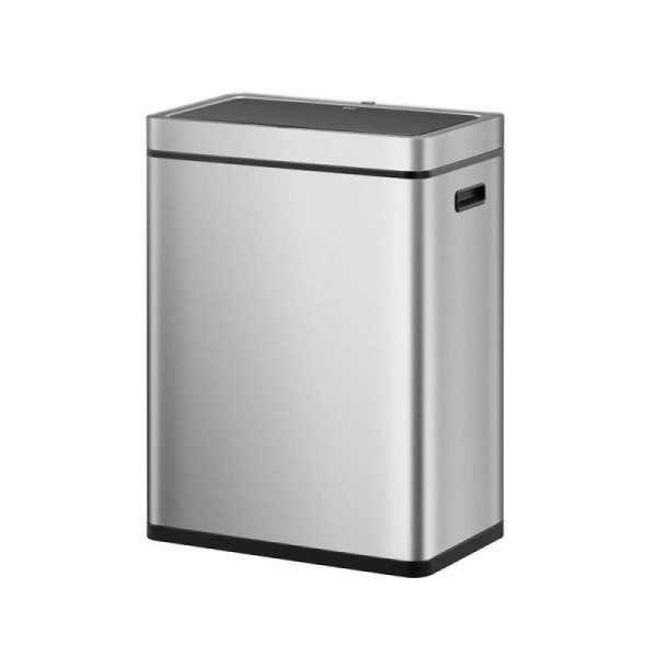 STEIN HGS Mirage Plus Recycler Sensor Abfalleimer, Edelstahl, matt, 30 + 30 Liter, 83659.0003