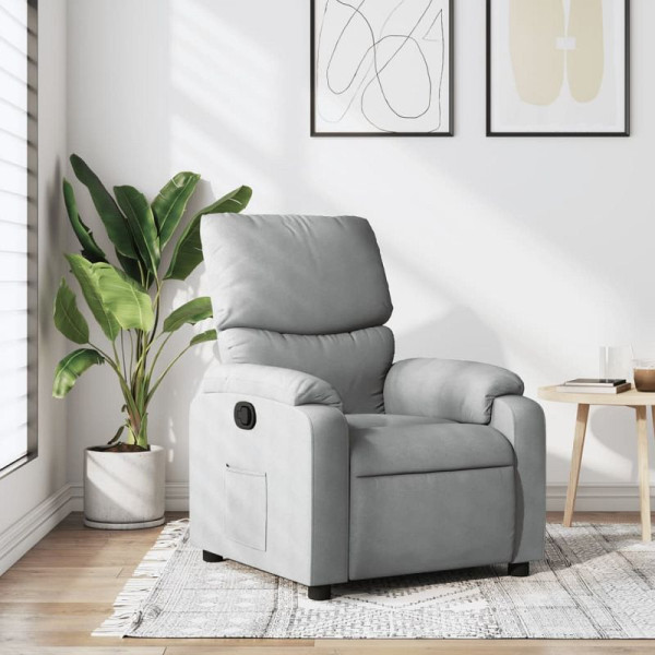 vidaXL Relaxsessel Hellgrau Stoff, 3205680, 8721012181687