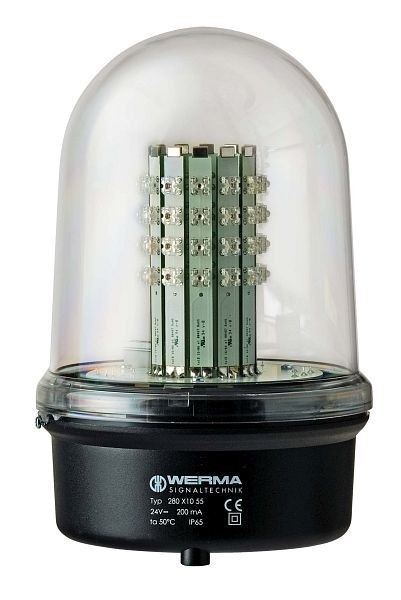 WERMA LED-Hindernisfeuer Bodenmontage 230VAC RD- rot, 280.410.68