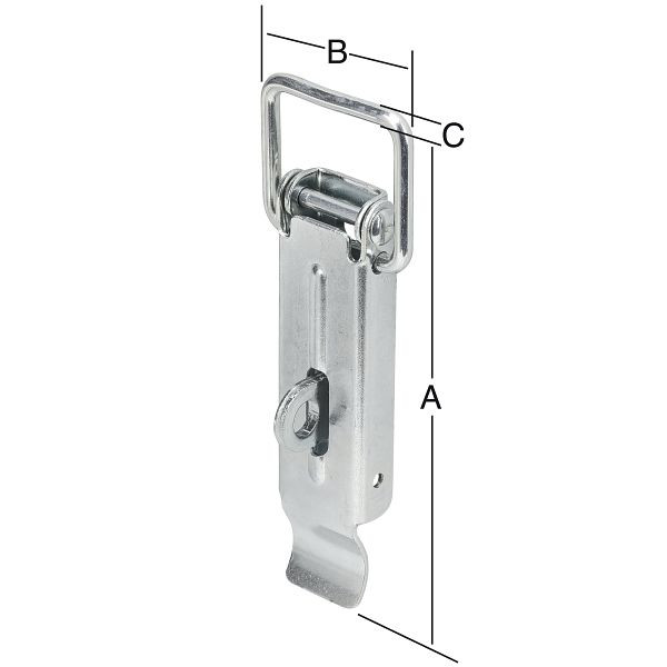 Vormann Spannverschluss 138 x 47 mm, verzinkt, VE: 25 Stück, 001209130Z