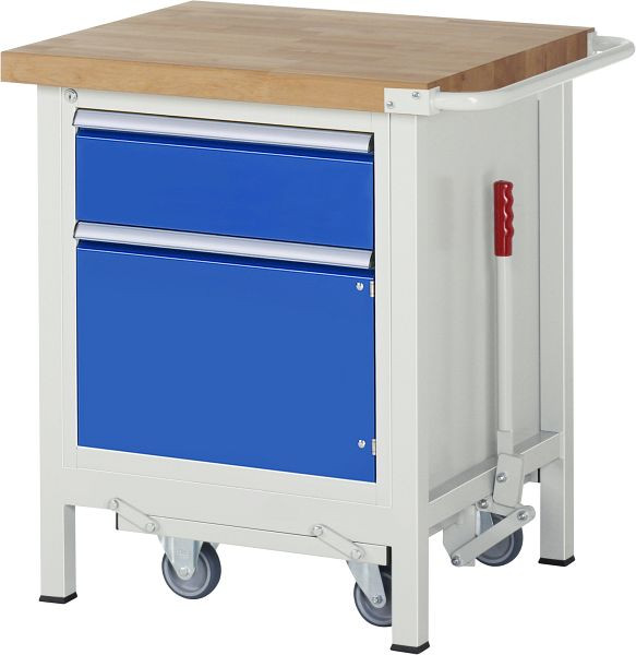 RAU Absenkbare Werkbank 8000 - Modell 8152, B750 x T700 x H880 mm, 15-8152A2-077B4F.11