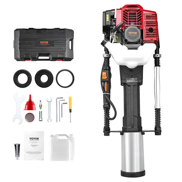 VEVOR Handramme Pfostenramme Pfahlramme Zaunpfahlramme Benzin 52cc 2-Takt, SCSQYDZJJH95OBHIQV0