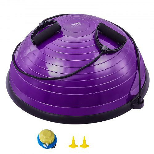 VEVOR Gymnastikball Fitnessball Sportball Yogaball 66cm Halb Lila Balance, PHXLQZS58CMBS50Z7V0
