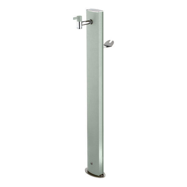 Aquapoint Totem ground, khakigrün Wasserzapfstelle Premium als Gartenstele aus Aluminium, 73424K