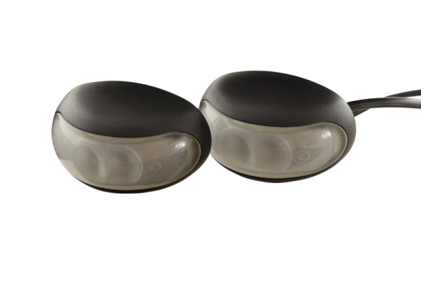 HELLA Umrissleuchte, DuraLED, LED, 12/24V, Anbau, ECE/ADR/GGVS, Lichtscheibenfarbe: glasklar, Kabel: 500mm, Heckeinbau, 2XA 959 560-401