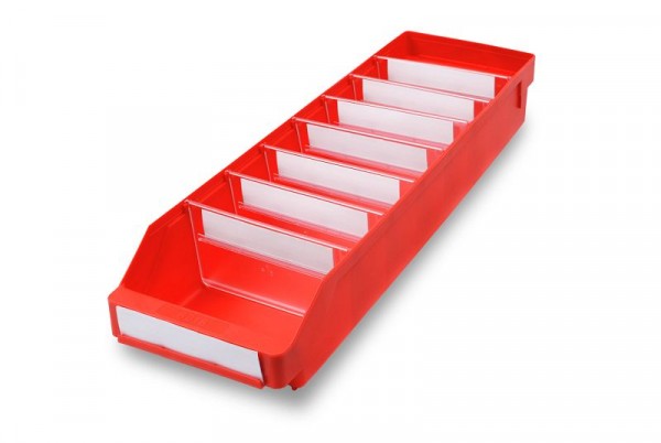 Stemo Lagerkasten 6018 rot, Abmessungen (LxBxH): 600x180x95mm, VE: 20 Stück, 520605