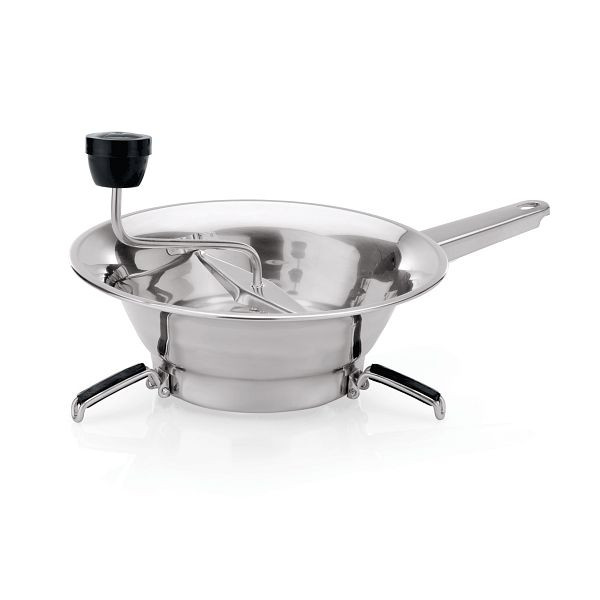 WAS Passiergerät mit drei Siebeinsätzen, Durchmesser 24 cm, Chromnickelstahl, 2146240