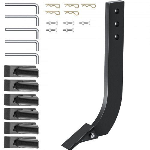 VEVOR 16'' Kastenklingenschaft Vertikutiererschäfte Zähne 3 Löcher Kastenschaberschaft 5 Stück, LT3KHS5ZZ00000001V0