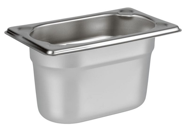 APS GN 1/9 Behälter, 17,6 x 10,8 cm, Tiefe: 100 mm, Edelstahl, 1 Liter, 81504
