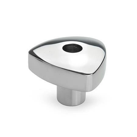 Ganter Dreikantgriffe, Edelstahl (GN 5339.5-50-M8-E-MT), VE: 5 Stück, 5339.5-50-M8-E-MT