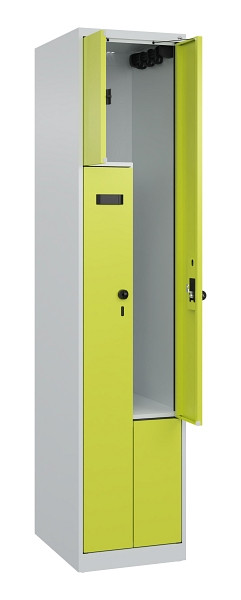 C+P Z-Spind Evolo PLUS, 2 Fächer, 1850x400x500mm, 7035/0024, 049003-122 S10017