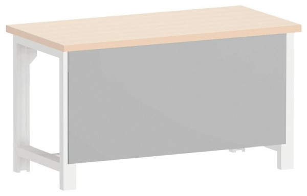 bott cubio Werkbank Back-Panel BxTxH: 1500 x 24 x 662 mm, RAL 7035, 41010107.16V