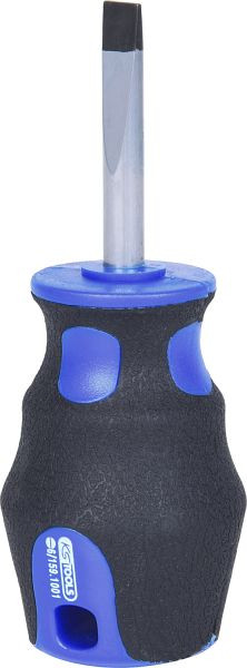 KS Tools ERGOTORQUEplus Schlitz-Schraubendreher, kurz, 6mm, 159.1001