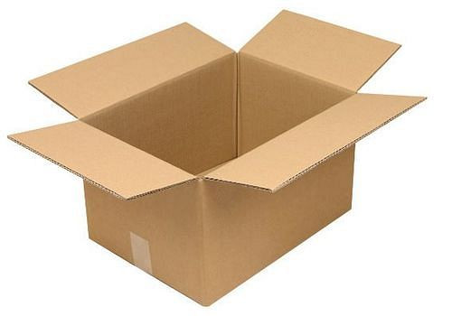 TransPak Wellpapp-Faltkarton 2-wellig, Innenmaß 430 x 310 x 250 mm, Format A3, Qualität 2.30BC, VE: 20 Stück, 299353
