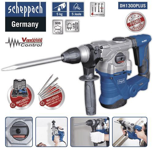 Scheppach Bohrhammer DH1300PLUS, 5907902901