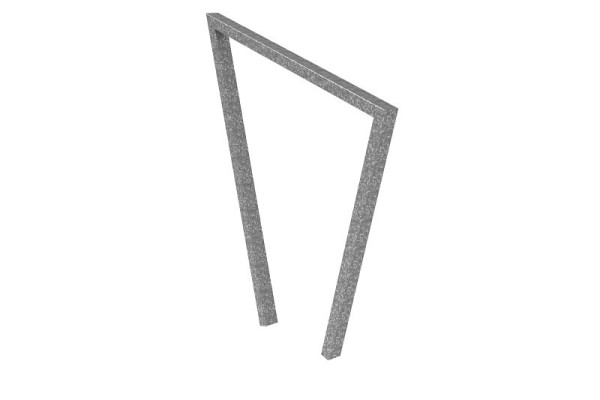 Erlau Pisa Fahrradanlehnbügel, Vierkantrohr Anlehnbügel, 950x885x60mm, feuerverzinkt, 5539217