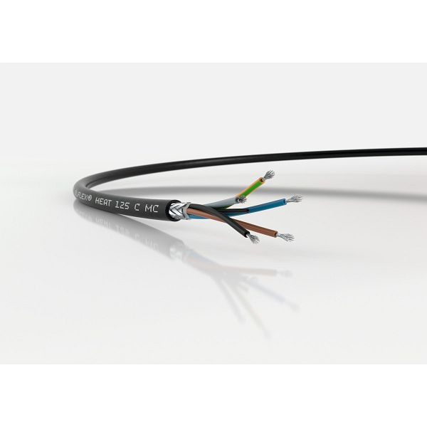 LAPP Steuerleitung ÖLFLEX® HEAT 125 C MC 2X0,75 (bk cores), VE: 500 Meter, 1024480/500